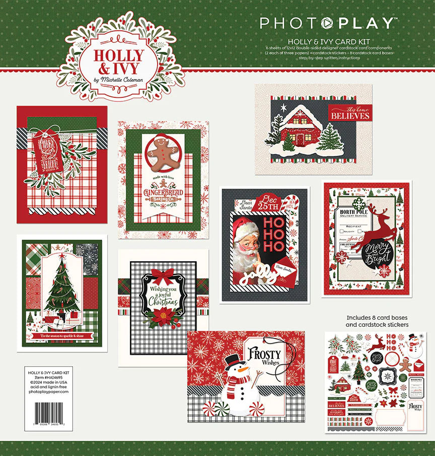 PhotoPlay Paper Holly & Ivy - Card Kit HAI4695