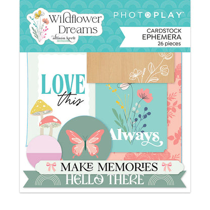 PhotoPlay Paper Wildflower Dreams - Cardstock Ephemera WFD4731