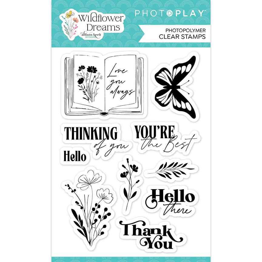 PhotoPlay Paper Wildflower Dreams - Element Stamp Set WFD4732