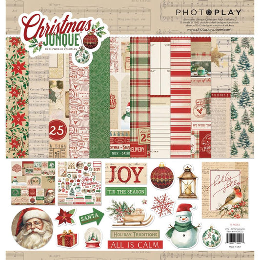 PhotoPlay Papers Christmas Junque - Collection Pack