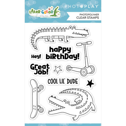PhotoPlay Papers Later Gator - Element Stamps LTG4744
