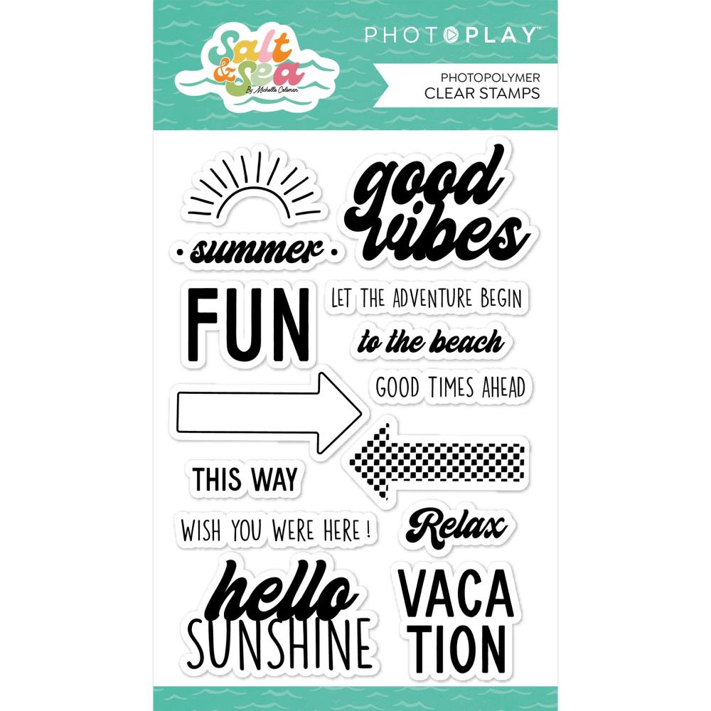 PhotoPlay Salt & Sea - Photopolymer Clear Stamp Set
