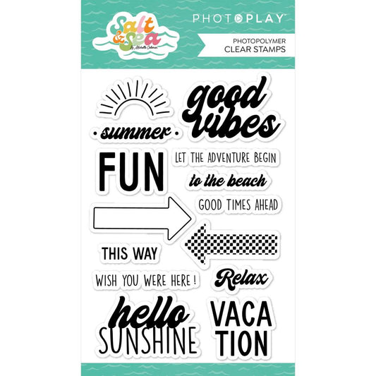 PhotoPlay Salt & Sea - Photopolymer Clear Stamp Set