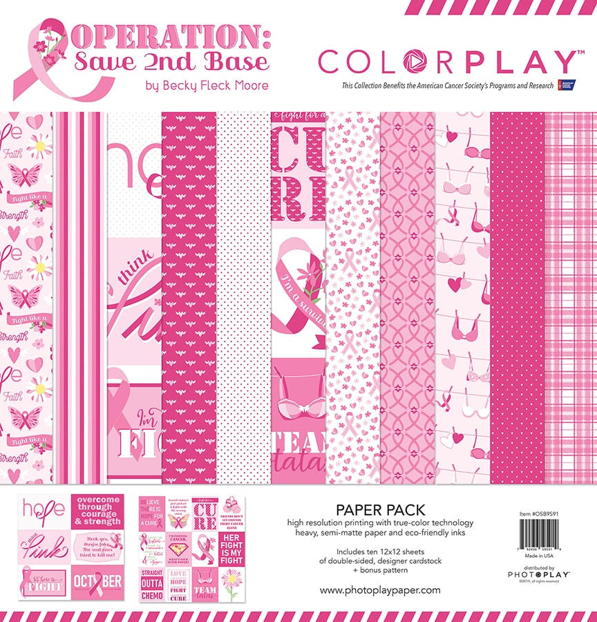 Photo Play Paper Operation Save 2nd Base - Collection Pack Cancer