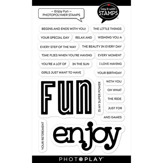 Say It With Stamps - Enjoy-Fun 4x6 Stamp