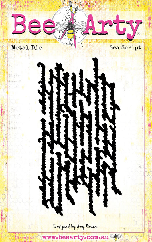 Bee Arty - Sea Script - Metal Die