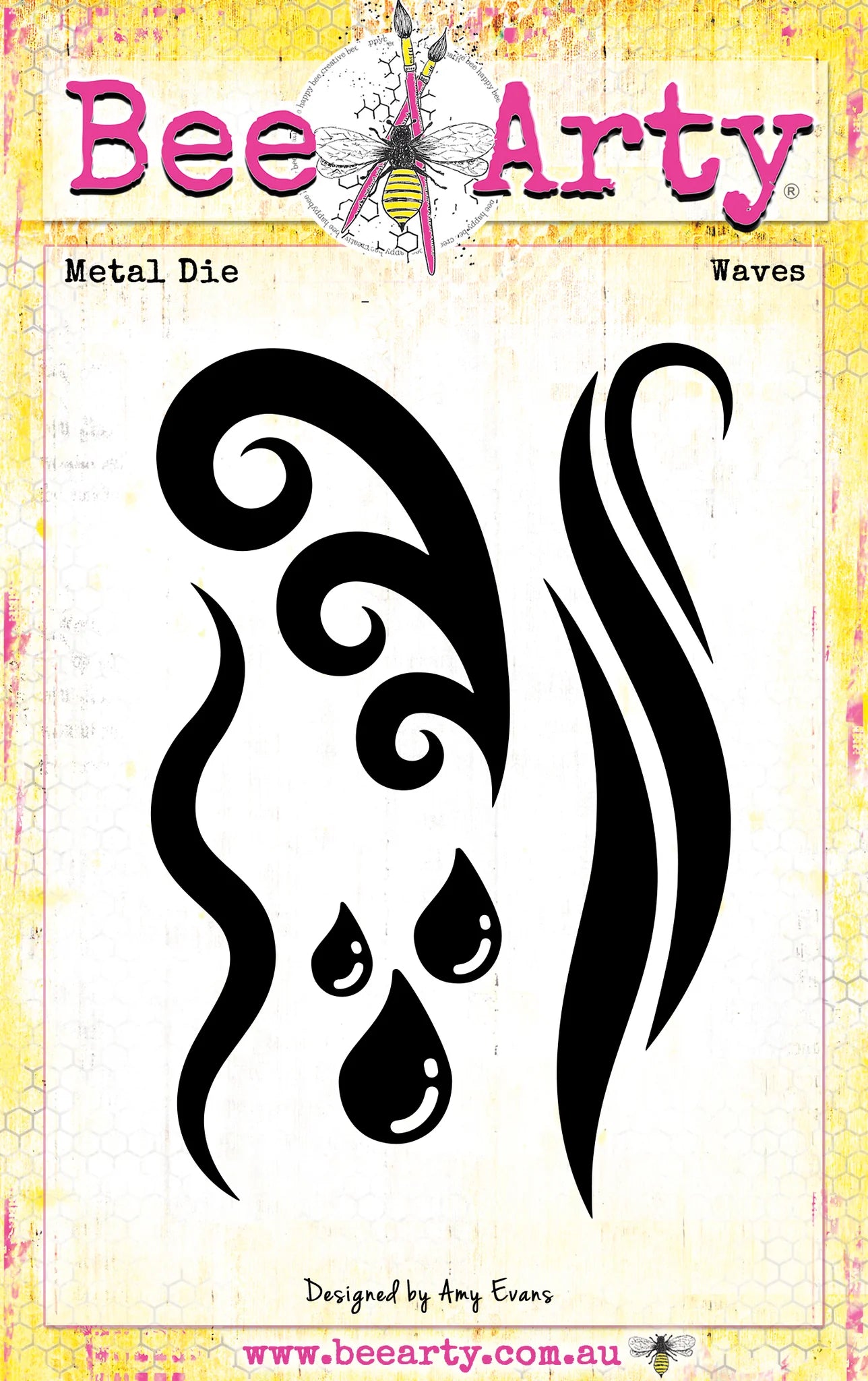 Bee Arty - Waves - Metal Die