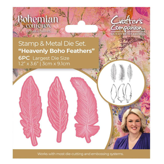 Sara Signature Bohemian Dies - Heavenly Boho Feathers