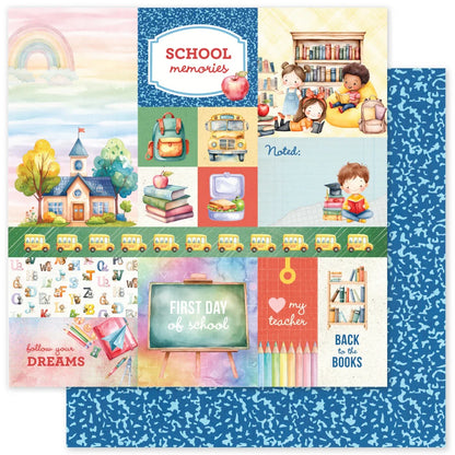 School Days 12x12 Paper Collection
