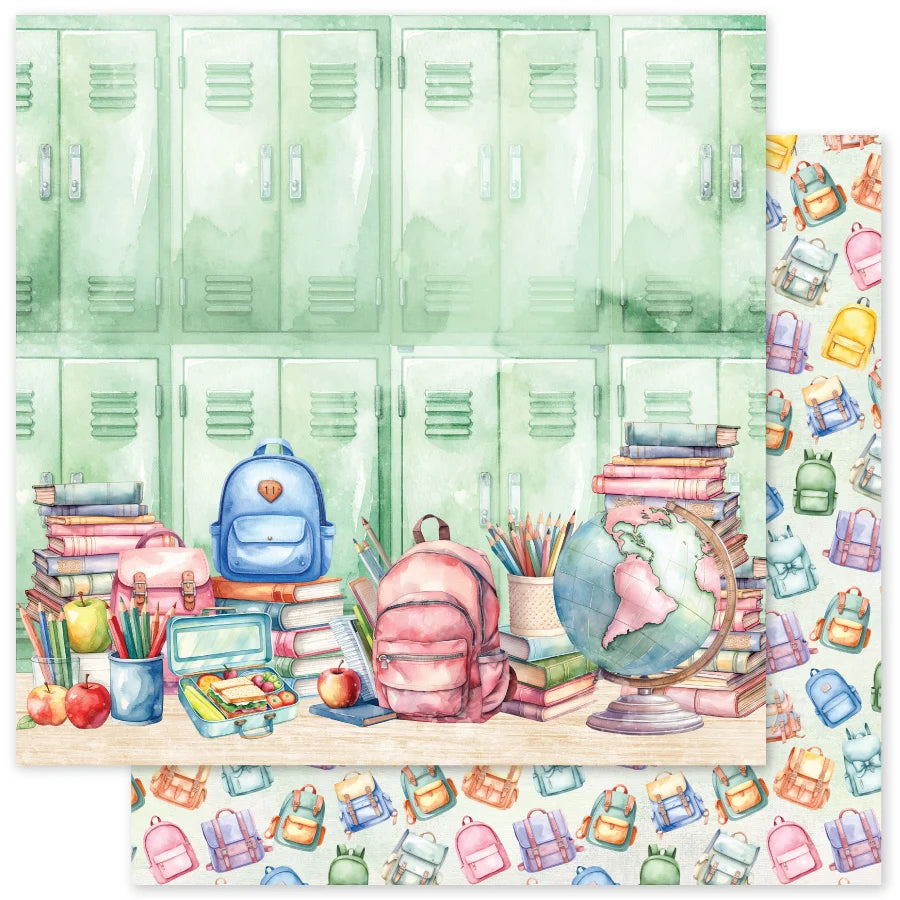 School Days 12x12 Paper Collection