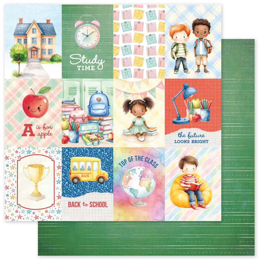 School Days 12x12 Paper Collection