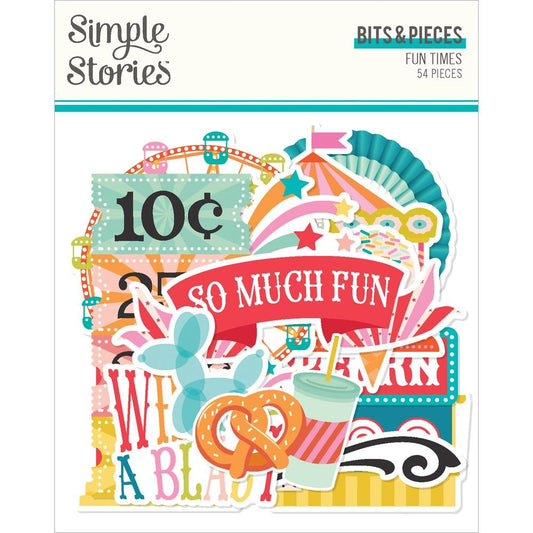 Simple Stories Bits & Pieces Die-Cuts - Fun Times