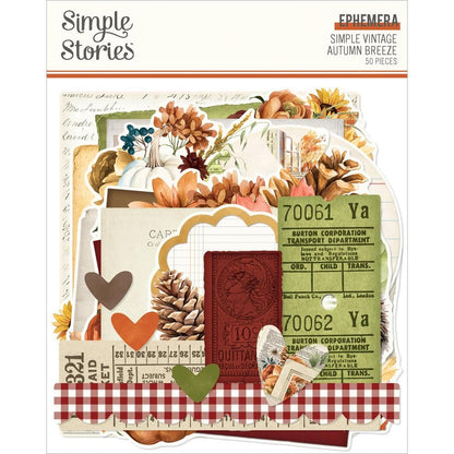 Simple Stories Ephemera - Simple Vintage Autumn Breeze