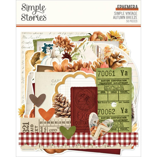 Simple Stories Ephemera - Simple Vintage Autumn Breeze