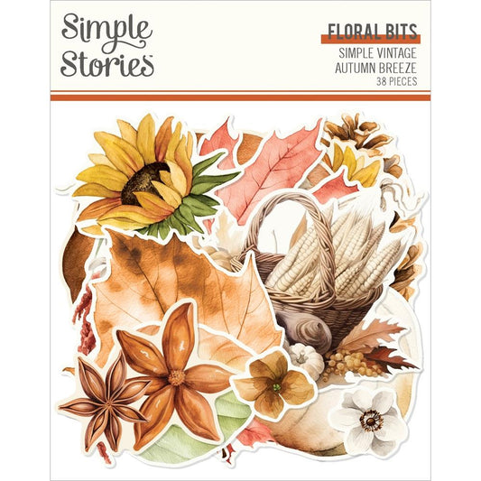 Simple Stories Floral Bits - Simple Vintage Autumn Breeze