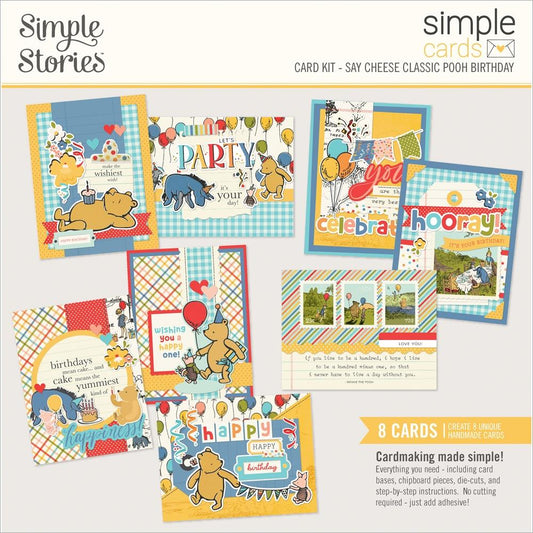 Simple Stories Simple Card Kit - Say Cheese Classic Pooh Birthday
