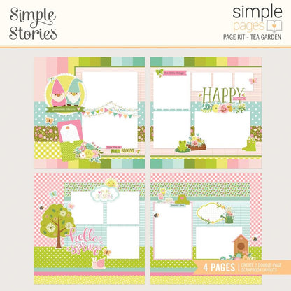 Simple Stories Simple Pages Page Kit - Tea Garden