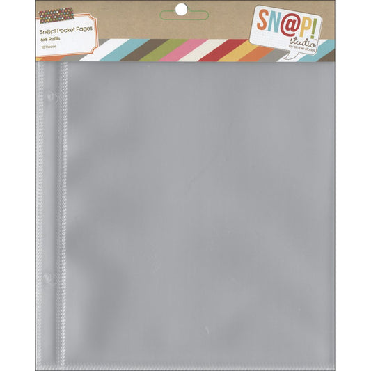 Simple Stories Sn@p! Pocket Pages For 6"X8" Binders -  6"X8" Pocket
