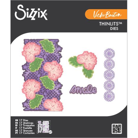 Sizzix Thinlits Die Set - Lovely Lace by Vicki Boutin