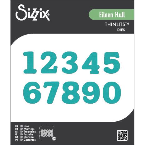 Sizzix Thinlits Die Set - Nora Numbers by Eileen Hull