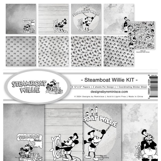 Designs by Reminisce Steamboat Willie Collection Kit 12"X12"