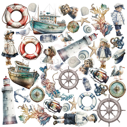 Studio 73 - Nautic Dreamers - 12x12 Collection