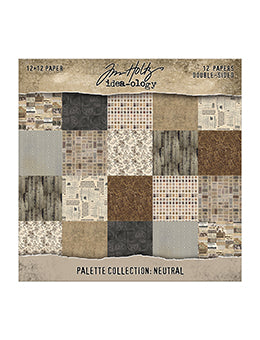 Tim Holtz Idea-ology – Palette Collection Double-Sided Cardstock 12" x 12"