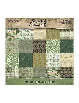 Tim Holtz Idea-ology – Palette Collection Double-Sided Cardstock 12" x 12"