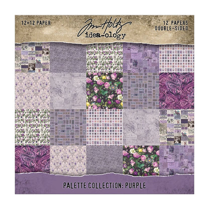 Idea-ology Double-Sided Cardstock 12"X12" - Palette Collection: Purple