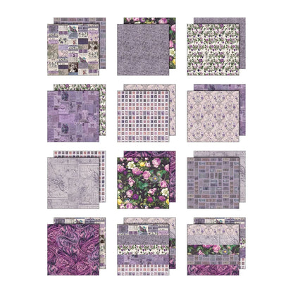 Idea-ology Double-Sided Cardstock 12"X12" - Palette Collection: Purple