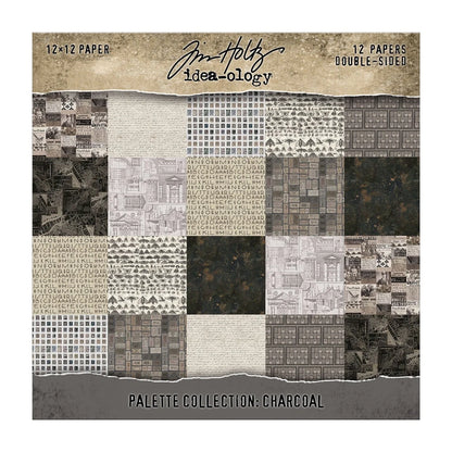 Idea-ology Double-Sided Cardstock 12"X12" - Palette Collection: Charcoal
