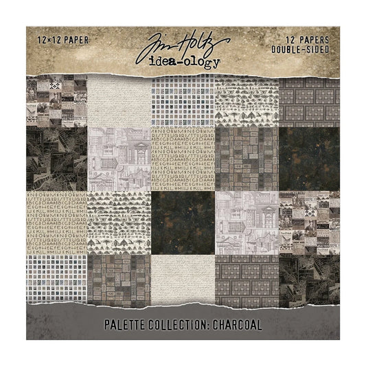 Idea-ology Double-Sided Cardstock 12"X12" - Palette Collection: Charcoal