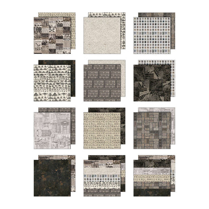 Idea-ology Double-Sided Cardstock 12"X12" - Palette Collection: Charcoal