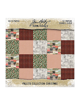 Tim Holtz Idea-ology – Palette Collection Double-Sided Cardstock 12" x 12"