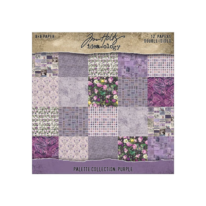 Idea-ology Double- Sided Cardstock 8"x8" - Palette Collection: Purple
