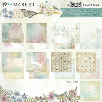The Quiet Observer 12" x 12" Collection Pack by Arthouse Whimsy