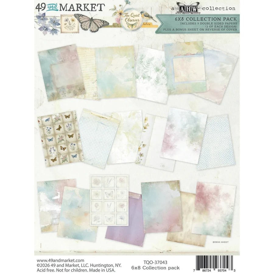 The Quiet Observer 6" x 8" Collection Pack by Arthouse Whimsy