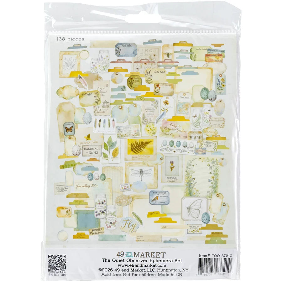 The Quiet Observer Ephemera Set by Arthouse Whimsy