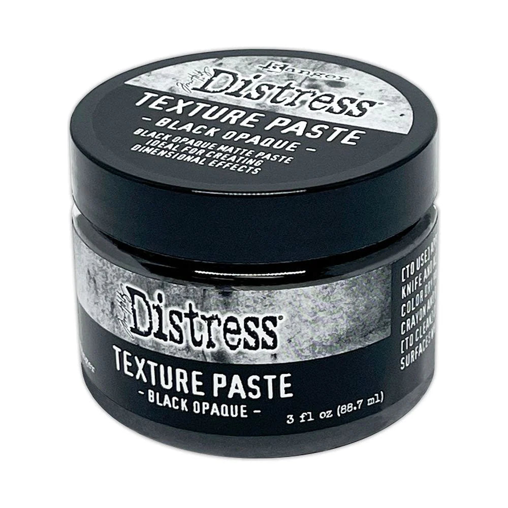 Tim Holtz Distress Texture Paste Black Opaque Ranger