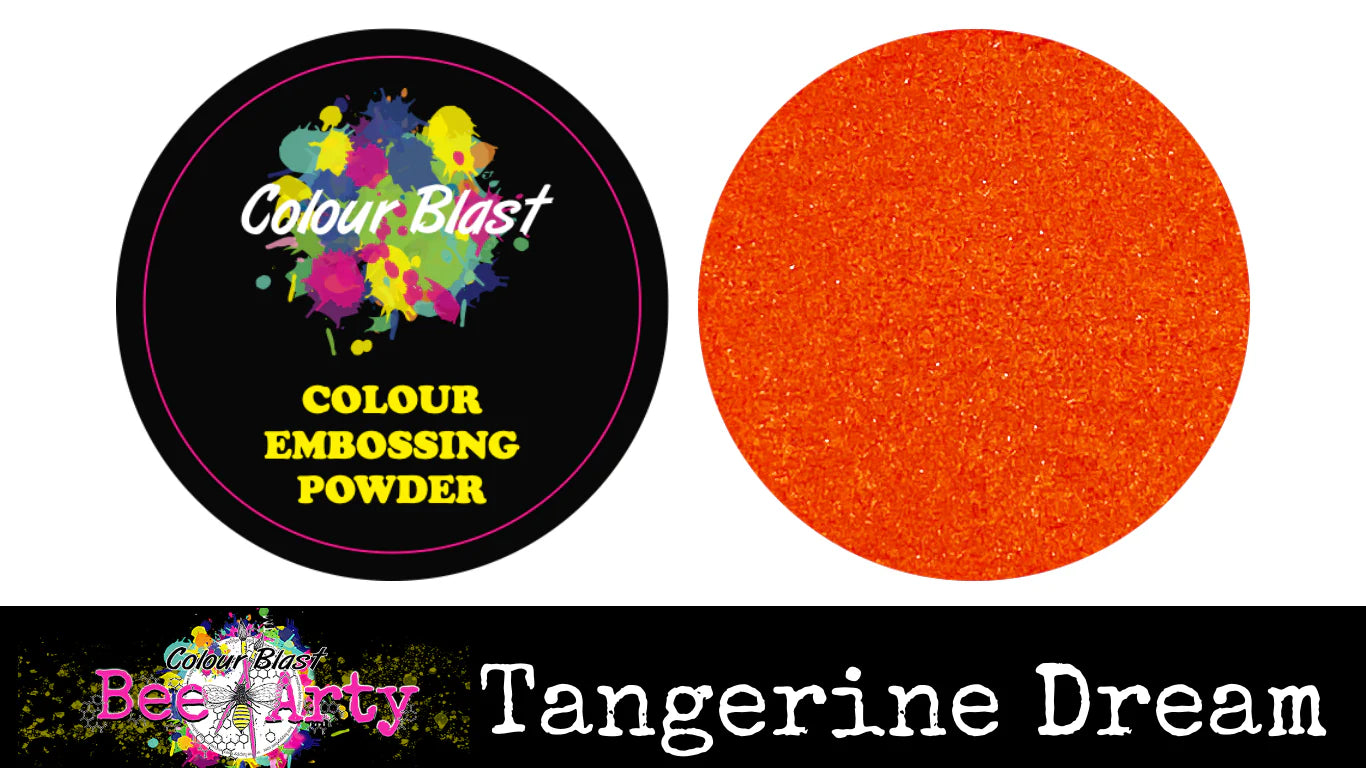 Bee Arty Embossing Powder Tangerine Dream