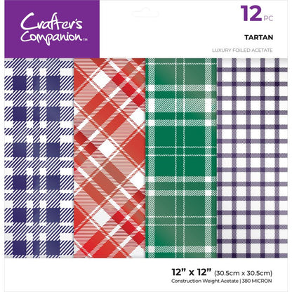 Tartan Luxury Foiled Acetate Pack 12x12