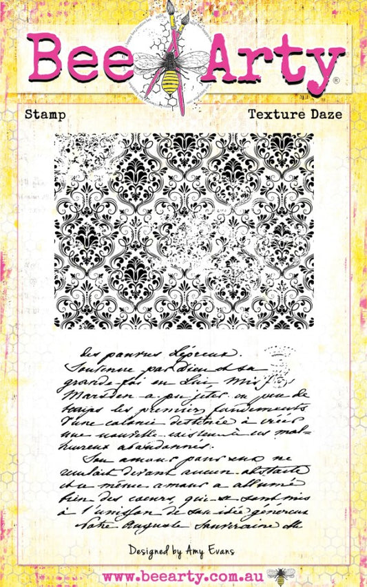 Bee Arty - Daisy Daze - Texture Daze - Clear Stamp Set