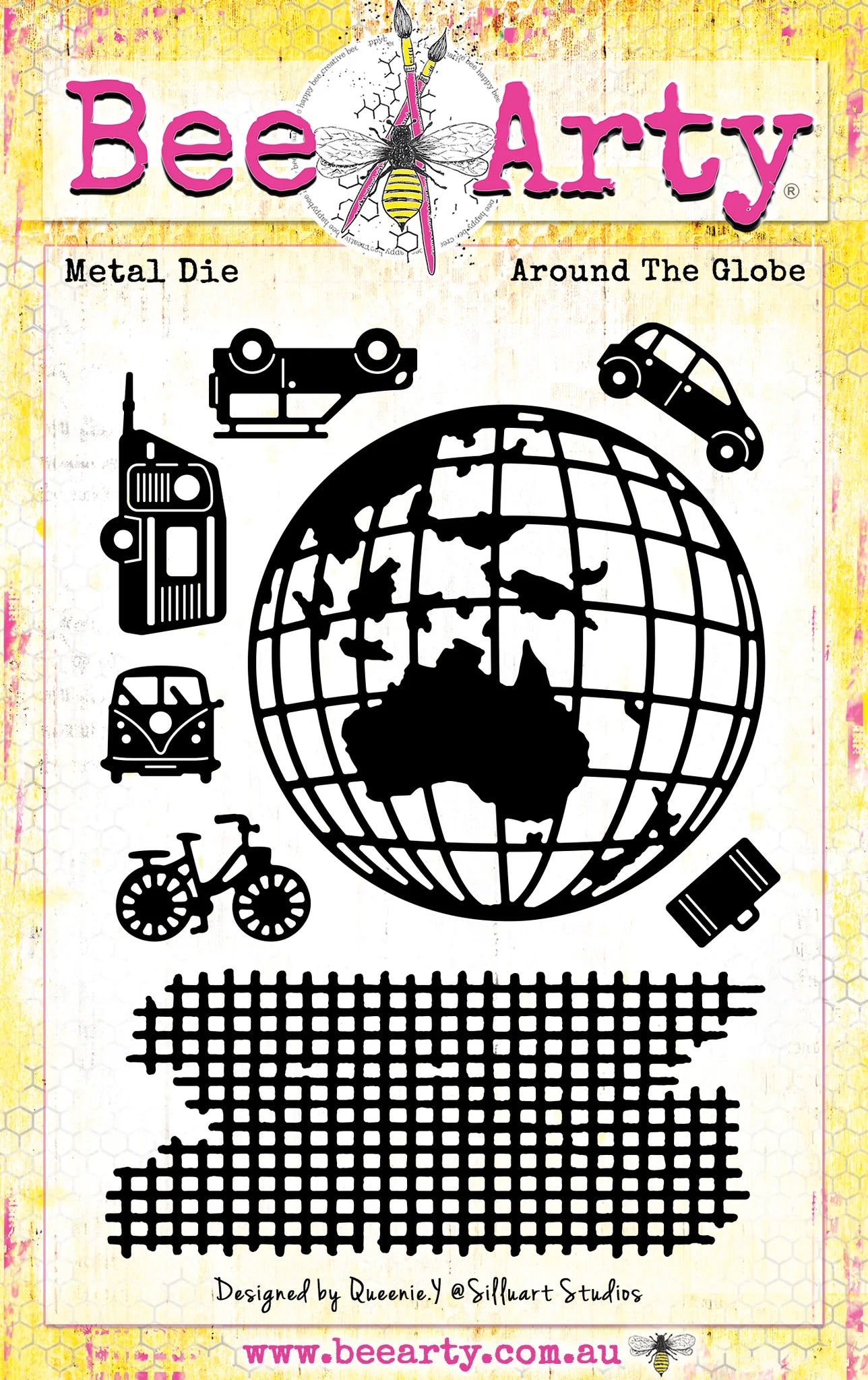 Bee Arty - Around The Globe - Metal Die - The Great Elsewhere