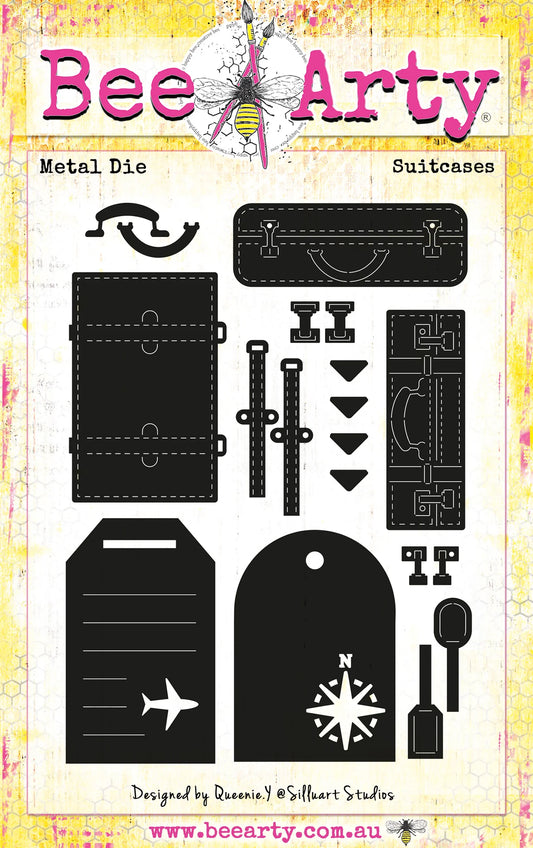 Bee Arty - Suitcases - Metal Die - The Great Elsewhere