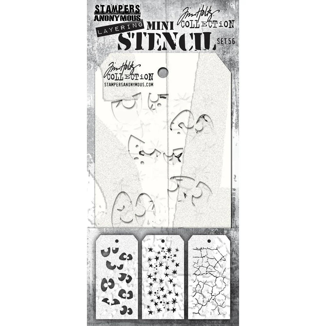 Tim Holtz MINI STENCIL SET #56