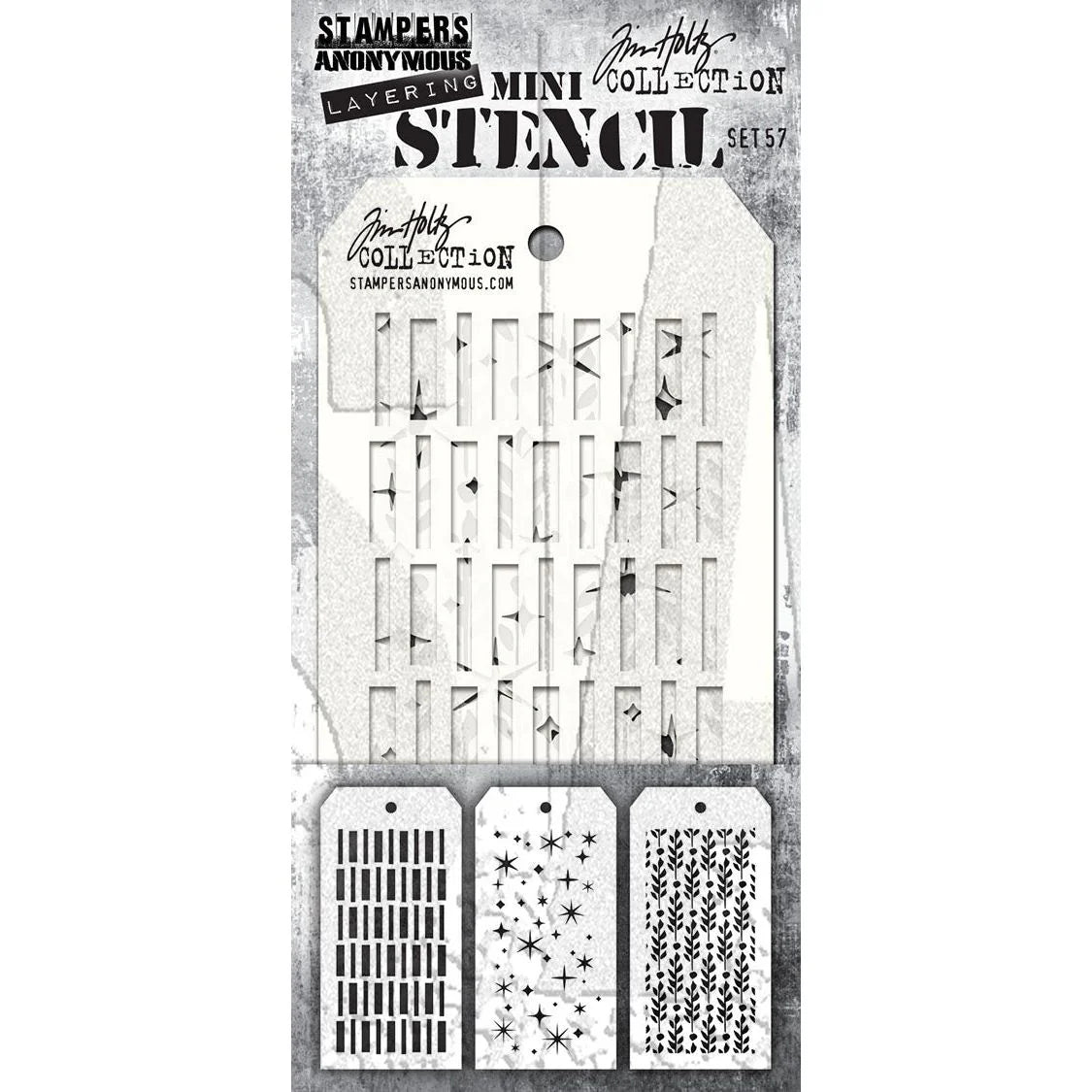 Tim Holtz MINI STENCIL SET #57