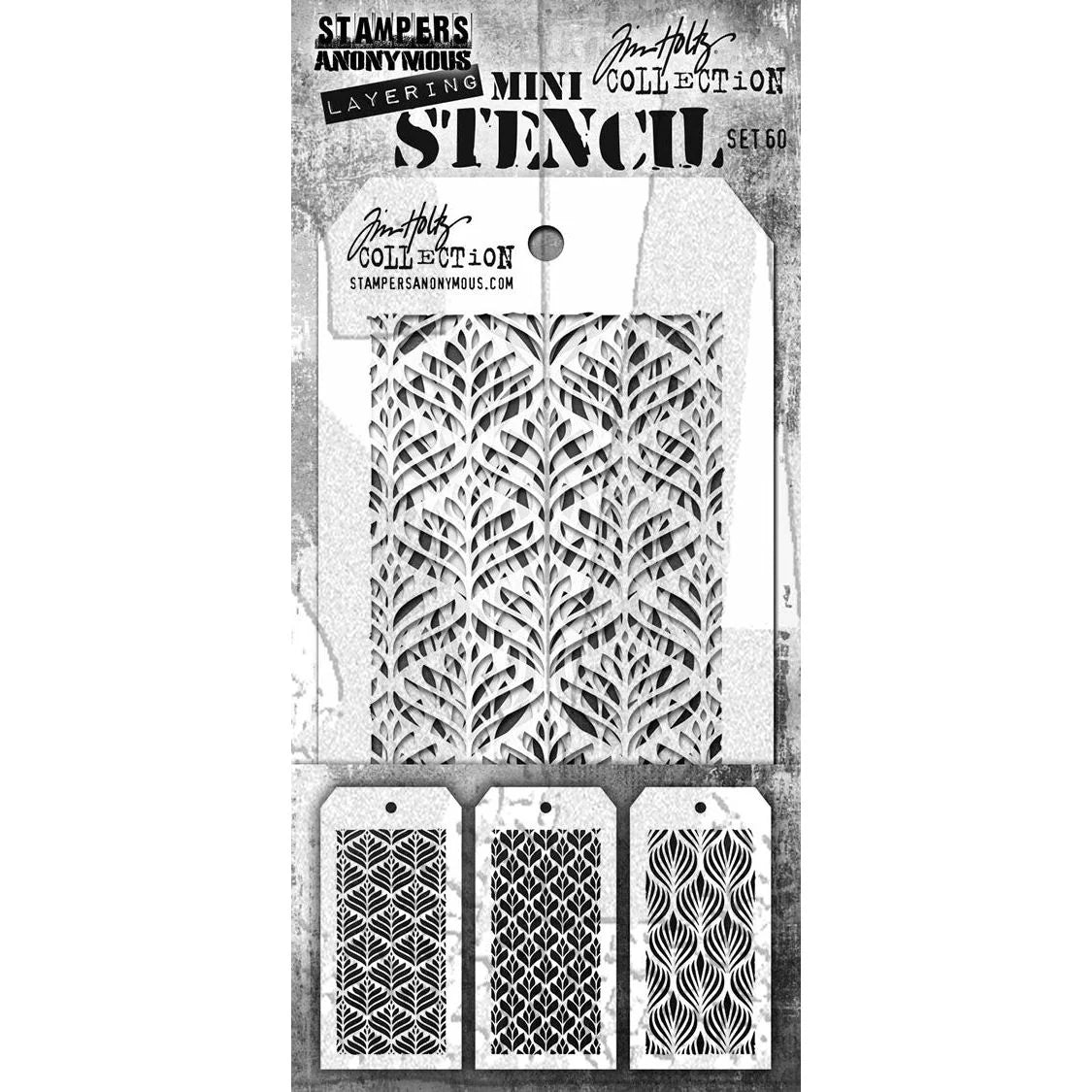 Tim Holtz MINI STENCIL SET #60