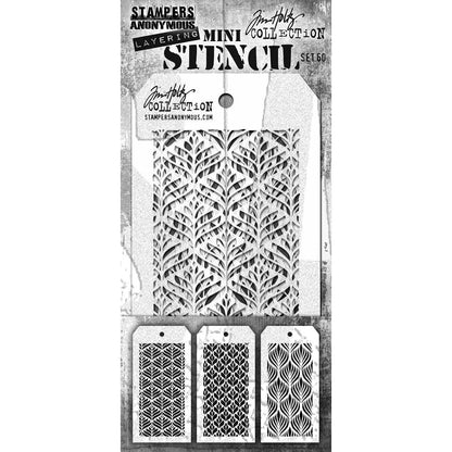 Tim Holtz MINI STENCIL SET #60