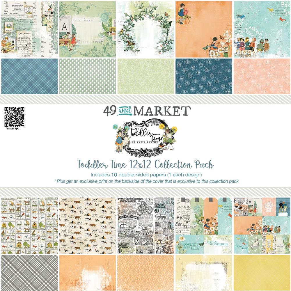 49 and Market Toddler Time Collection Pack 12"x12"