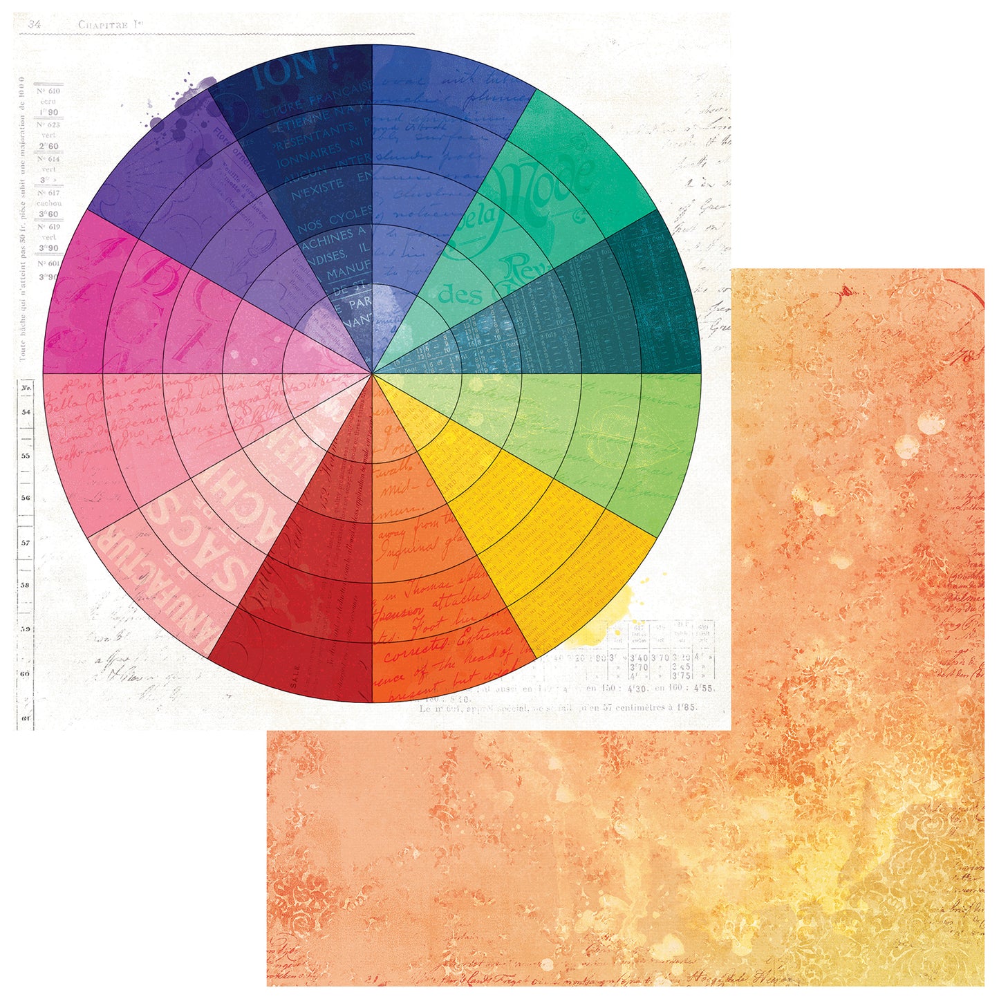 Artful Moments 12x12 "Starters" Paper Pack By Vicki Boutin